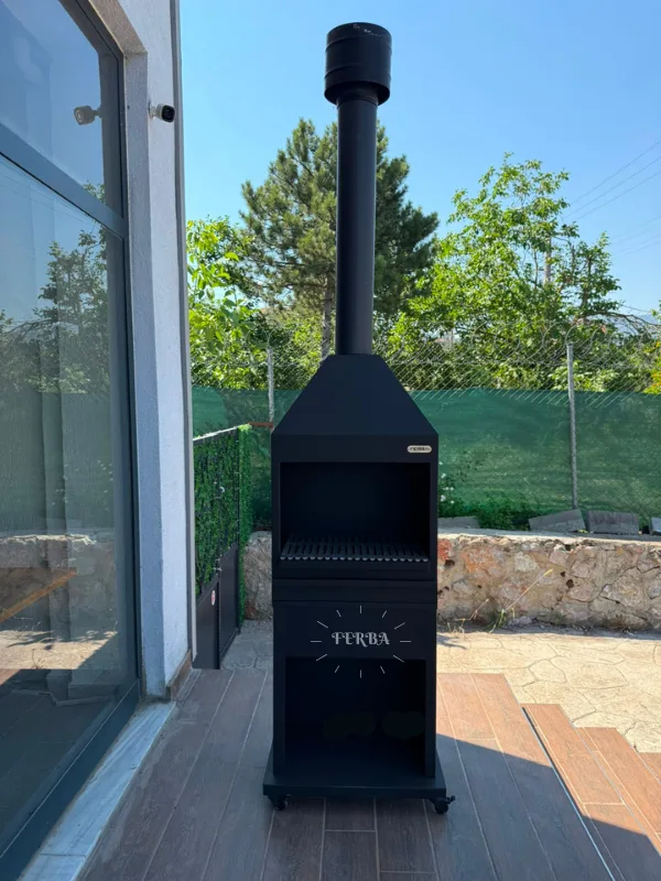 Metal Portatif Barbekü