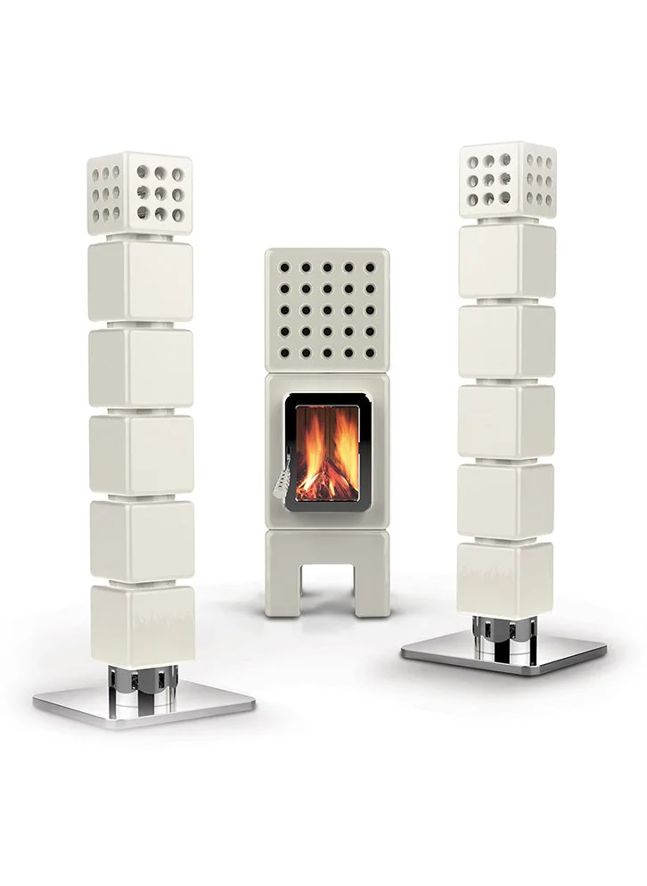 Thermo Stack Kalorifer Sistemli Seramik Odun Sobası